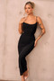 Ethereal Midi Dress - Black