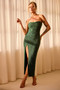Starlit Baby Midi Dress - Forest Green