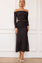 Catalina Midi Skirt - Charcoal