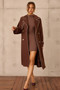 Calla Lilly Trench Coat - Espresso