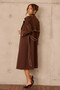 Calla Lilly Trench Coat - Espresso