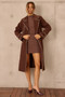 Calla Lilly Trench Coat - Espresso