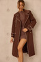 Calla Lilly Trench Coat - Espresso