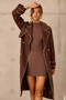 Calla Lilly Trench Coat - Espresso