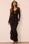 Whispering Love Maxi Dress - Black