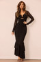 Whispering Love Maxi Dress - Black