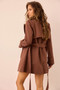 Reo Heart Trench Coat - Espresso