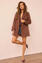 Reo Heart Trench Coat - Espresso