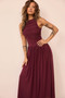 Painters Garden Maxi Dress - Plum