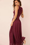 Painters Garden Maxi Dress - Plum