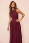 Painters Garden Maxi Dress - Plum