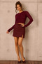 Lori Knit Crop Top - Wine