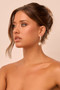Moonlight Drop Earrings - Grey