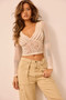 Riviera Lace Top - Beige