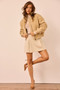 Sahara Drift Bomber Jacket - Taupe