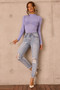 Sculpted Verse Knit Bodysuit - Cornflower