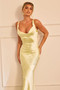 Serein Drape Maxi Dress - Yellow