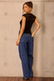 Starlit Dreams Knit Top - Black