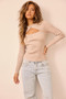 Ridgeway Knit Top - Beige