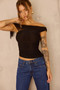 Real Deal Mesh Top - Black