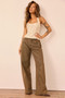 Get My Attention Woven Top - Cream Stripe