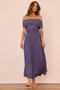 Refined Edge Jersey Maxi Dress - Midnight Blue
