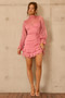 Look Into The Sun Mini Dress - Blush
