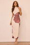 Escape Plans Mesh Midi Dress - Chocolate