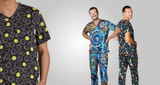 Men's Printed Scrubs