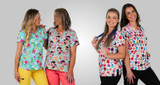 Women's Printed Scrubs