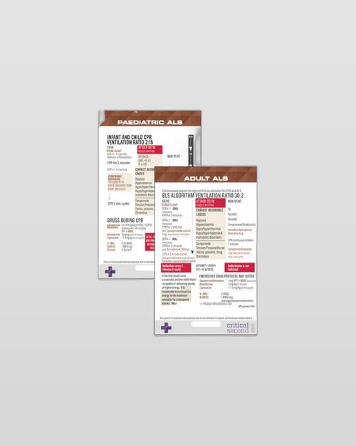 Critical Second Reference Card - Advanced Life Support