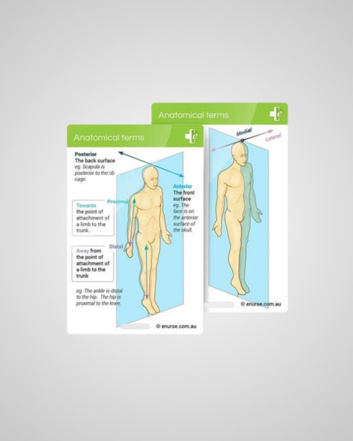 elitecare Assessment Reference Card - Anatomical Terms