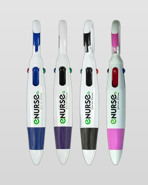elitecare 4 Colour Barrel Pen