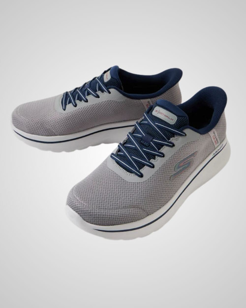 Skechers Men's Go Walk Arch Fit Lenny - Grey/Navy