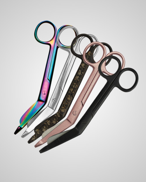 elitecare Curved Scissors - Metallic