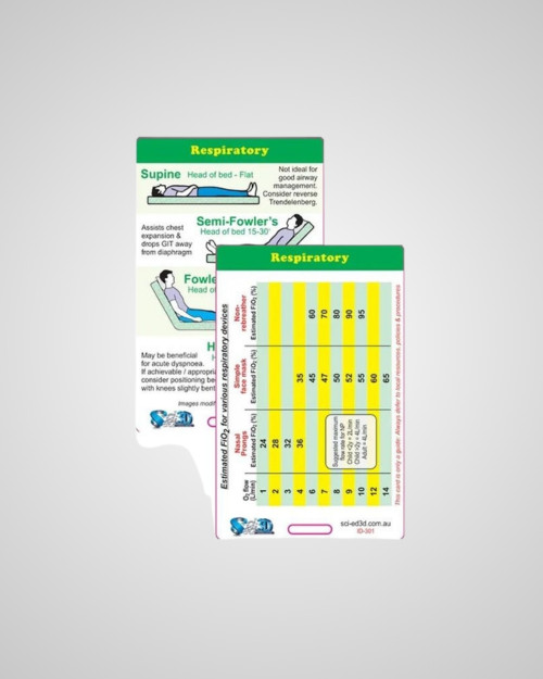 Sci-ed 3D Reference Card - Respiratory