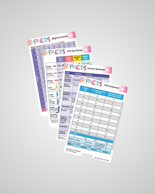 elitecare Paediatric Card Pack
