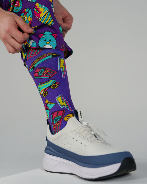 elitecare Unisex Compressions Socks - 90's Nostalgia