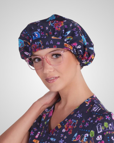 Koi - Bouffant Scrub Cap - City on Call