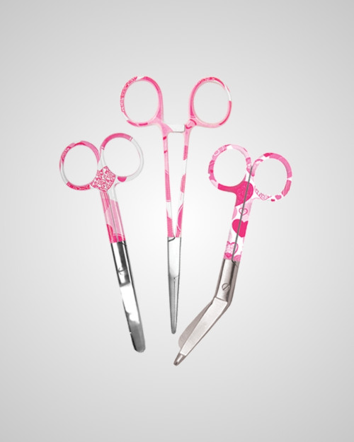 elitecare Scissors & Forcep 3 Pack - Pattern