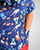 elitecare Classic Unisex Print Scrub Top - Santas Aussie Adventure