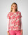 Koi - Women's Print Scrub Top - Pop Tarts