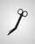 elitecare Curved Scissors - Metallic