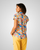 Koi - Women's Print Ari Scrub Top - Rainy Daze