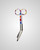 elitecare Curved Scissors - Pattern