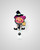 Koi Shaker Retractable - Candy Corn Witch