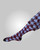 elitecare Knee High Compression Socks - Maroon Dog Tooth