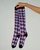 elitecare Knee High Compression Socks - Maroon Dog Tooth