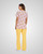 Koi - Women's Print Scrub Top - Pink Lemonade