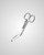elitecare Curved Scissors with Clip